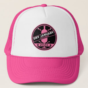 Dry January Challenge Encouragement Trucker Hat