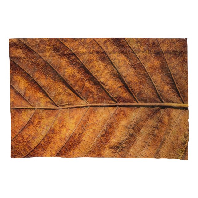 Dry leaf: natural texture background. pillowcase (Front)