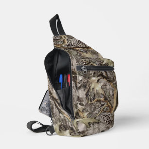 Dry Leaves Camo for Hunters Sling Bag