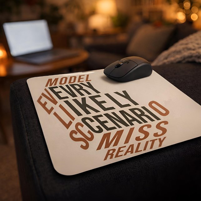 Dry Motivation | Modelled Reality | Campfire Mouse Pad (Lifestyle Shot)