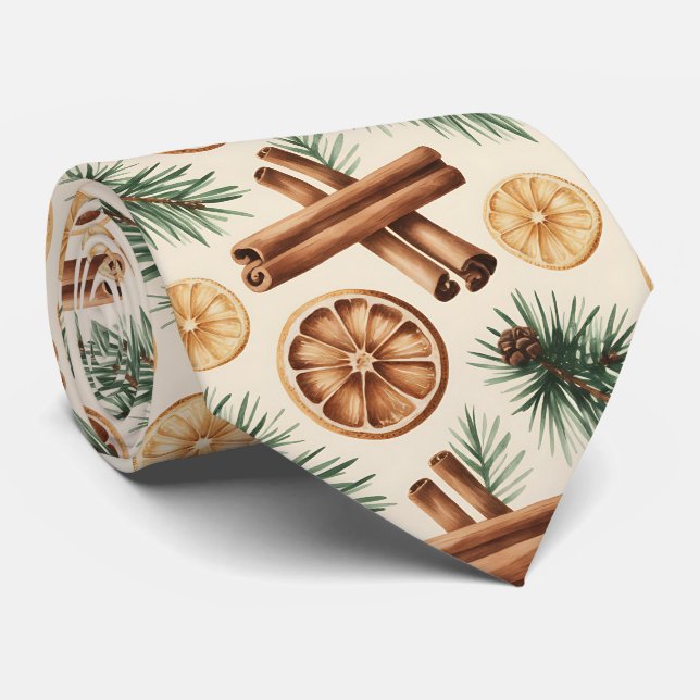 Dry Oranges Cinnamon Sticks Fir Branches Tie (Rolled)