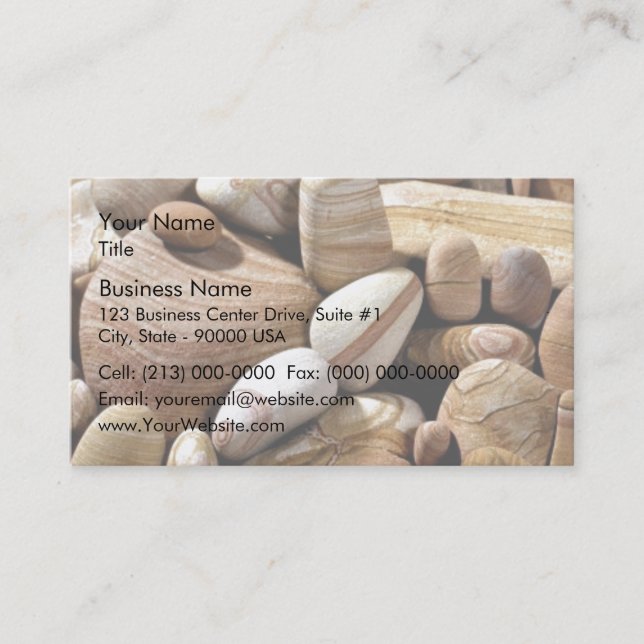 Dry River Rocks Business Card (Front)