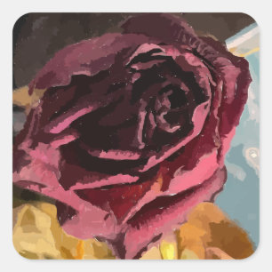 Dry Rose Stickers