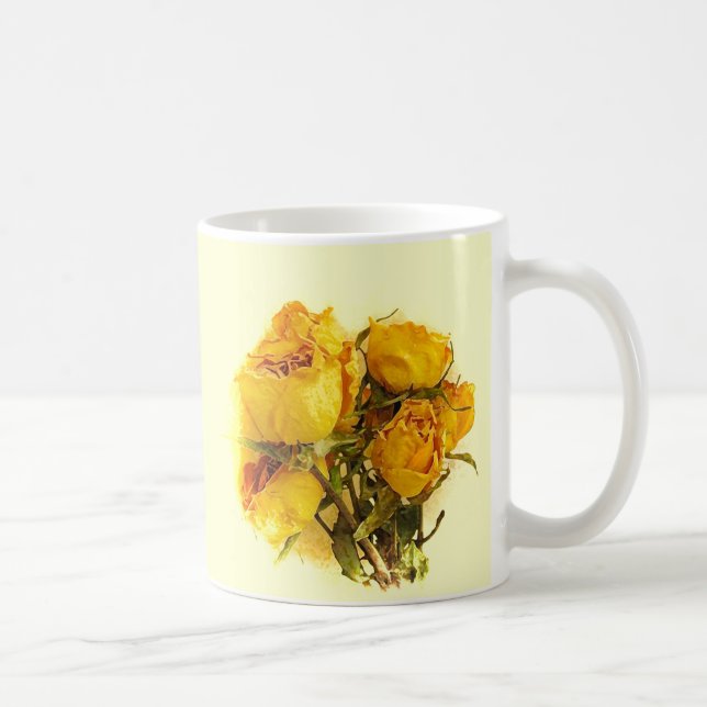 Dry Roses Coffee Mug (Right)