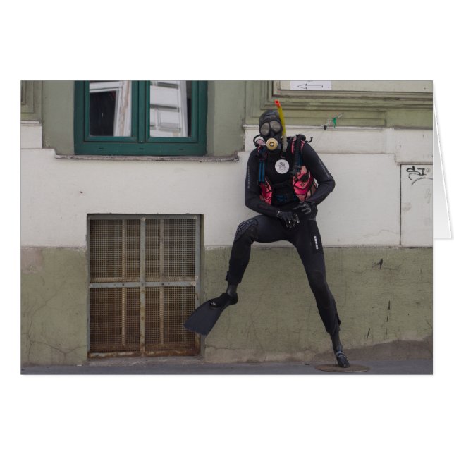 Dry Scuba Diver (Front Horizontal)