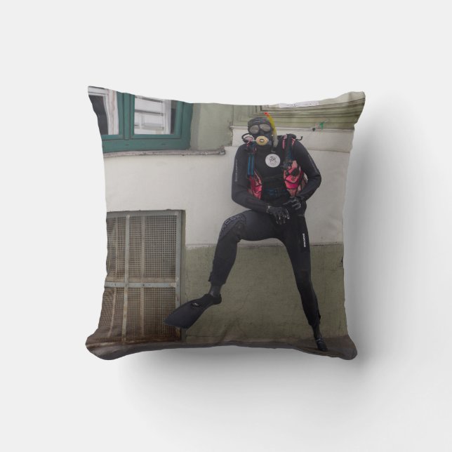 Dry Scuba Diver Cushion (Front)