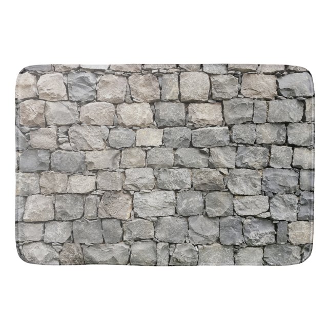 Dry Stone Wall Bath Mat (Front)