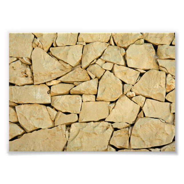 Dry stone wall photo print (Front)