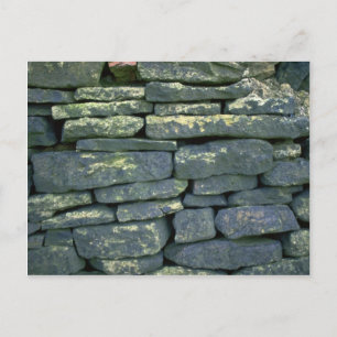 Dry stone wall postcard