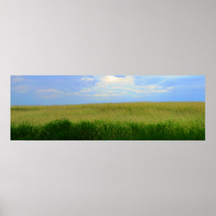Dry Storm Over Oklahoma Grasslands I (Colour Poster