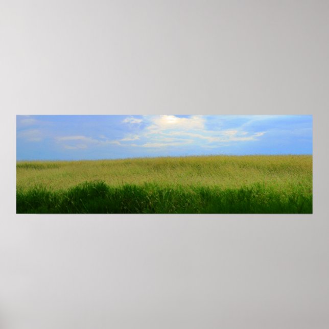 Dry Storm Over Oklahoma Grasslands I (Colour Poster (Front)