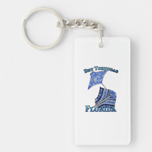 Dry Tortugas Florida Keys Vacation Tribal Stingray Key Ring