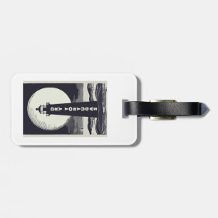 Dry Tortugas Florida Lighthouse Moon Luggage Tag