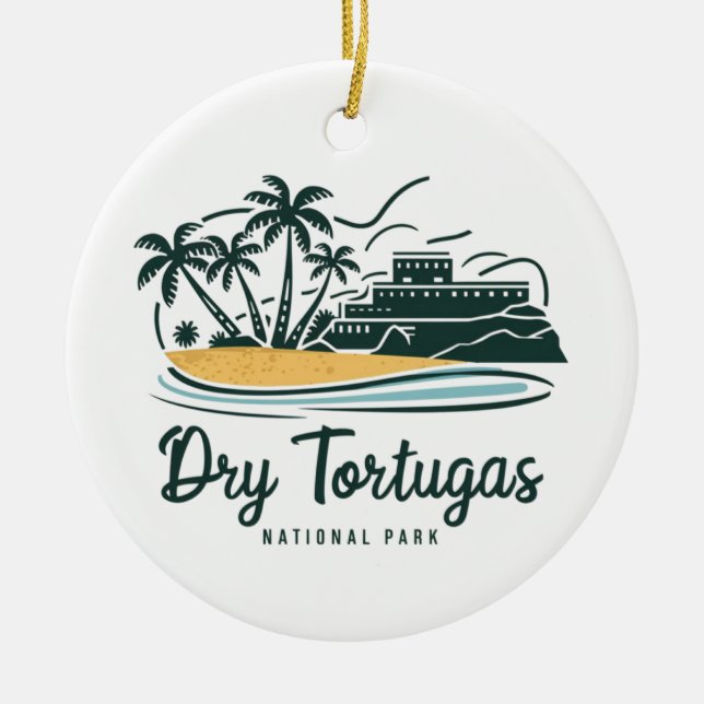 Dry Tortugas National Park Ceramic Ornament (Front)