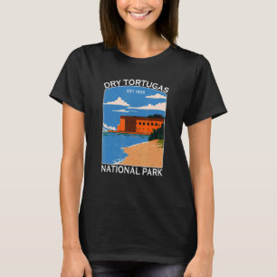 Dry Tortugas National Park Florida Retro Tourist S T-Shirt