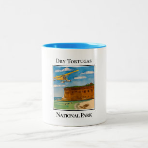 Dry Tortugas National Park, Florida Two-Tone Coffee Mug