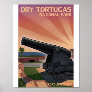 Dry Tortugas National Park Litho Artwork Poster