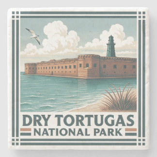 Dry Tortugas National Park Stone Coaster