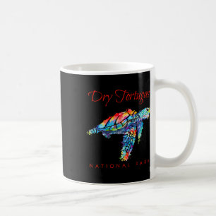 Dry Tortugas National Park Watercolor Sea Turtle Coffee Mug