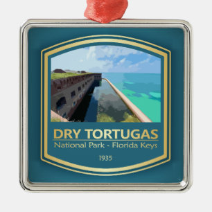 Dry Tortugas NP (PF1) Metal Ornament