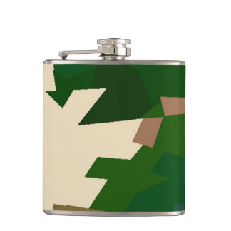 Dry Tundra Camo Hip Flask