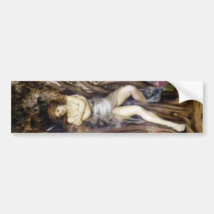 Dryad (Beautiful Tree Nymph) (Greek Myth) Bumper Sticker