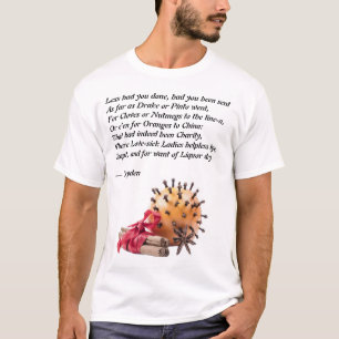 Dryden Cloves and Oranges Poem T-Shirt