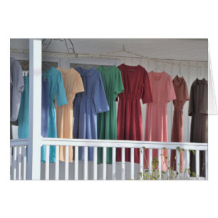Drying Amish Laundry