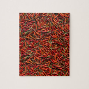 Drying Red Hot Chilli Peppers Jigsaw Puzzle
