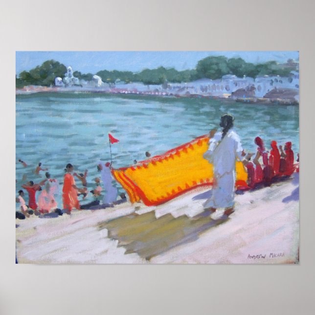 Drying Sari Pushkar Poster (Front)