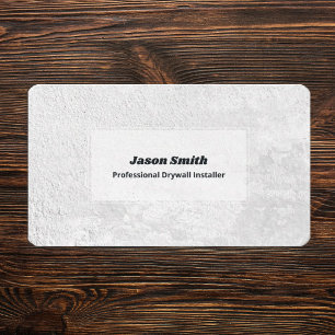 Drywall Installation Business Card