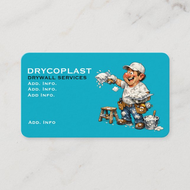 Drywall Service Business Card (Front)
