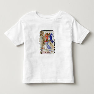 ds 558 f.67v St. Dominic with four musical angels, Toddler T-Shirt