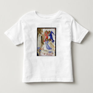 ds 558 f.67v St. Dominic with four musical angels, Toddler T-Shirt