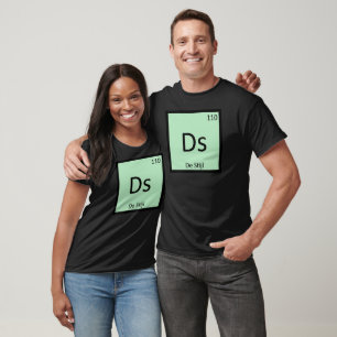 Ds - De Stijl Art Chemistry Periodic Table Symbol T-Shirt
