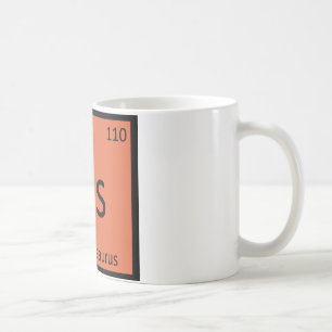 Ds - Dilophosaurus Dinosaur Chemistry Symbol Coffee Mug