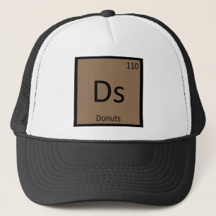 Ds - Doughnuts Chemistry Periodic Table Symbol Trucker Hat