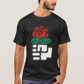 Dsa Democratic Socialists America Flowers T-Shirt