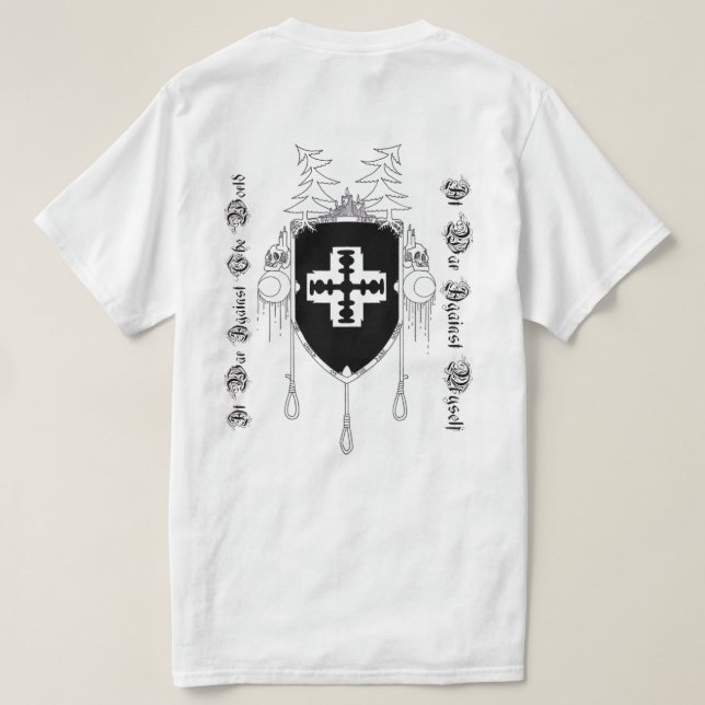 dsbm t-shirt Tcotdm white version (Design Back)
