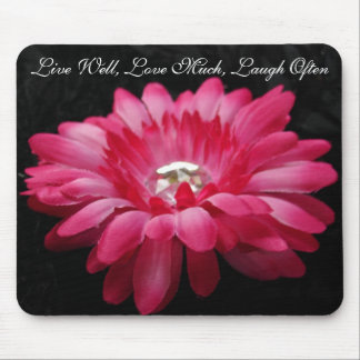 DSC00005 (2), Live Well, Love Much, Laugh Often Mouse Pad