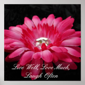 DSC00005 (2), Live Well, Love Much, Laugh Often Poster