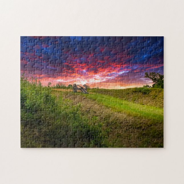 DSC02295(1)-Cannon on Yorktown Jigsaw Puzzle (Horizontal)