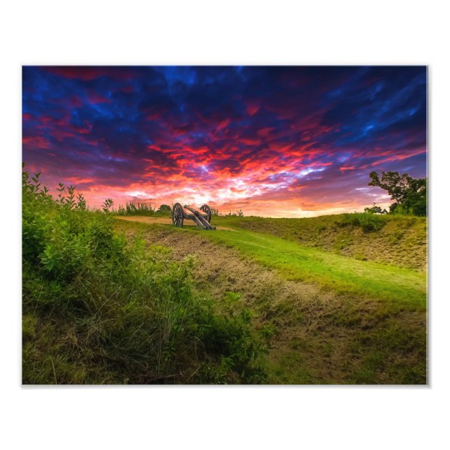 DSC02295(1)-Canon on Yorktown Battlefield Photo Print (Front)