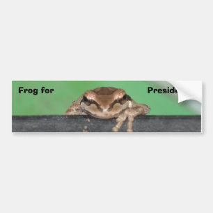 DSC03824, Frog for, President... Bumper Sticker