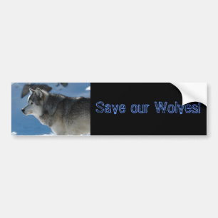 DSC_2009, Save our Wolves! Bumper Sticker