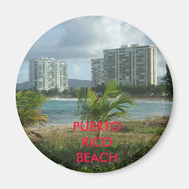 DSCF0126, PUERTO RiCO BEACH Magnet (Front)
