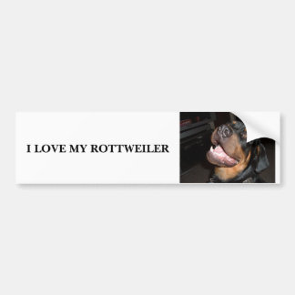 DSCF0313, I LOVE MY ROTTWEILER BUMPER STICKER