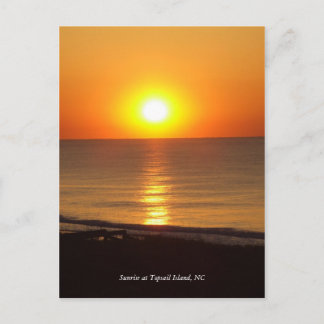 DSCF2915, Sunrise at Topsail Island, NC Postcard