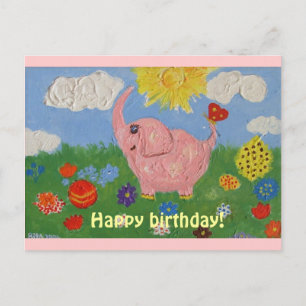 DSCF4835, Happy birthday!, Happy birthday! Postcard
