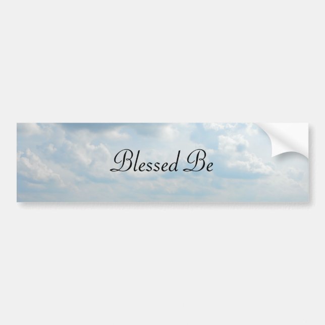 DSCF5960, Blessed Be Bumper Sticker (Front)